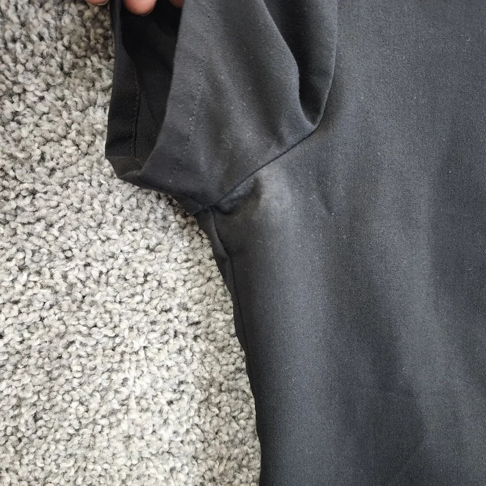 FIGS Scrubs Top Womens XXS Black Technical Stretch Short Sleeve V-Neck Pocket - Picture 9 of 9